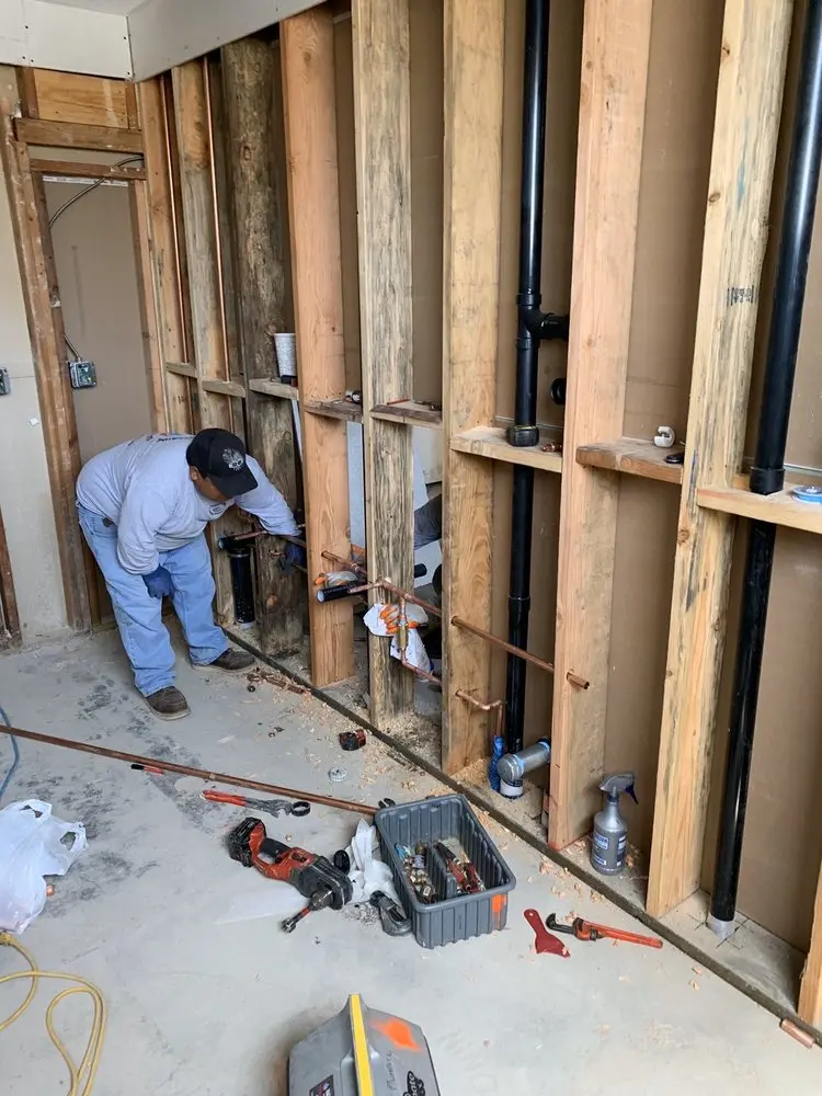 Commercial rough-in plumbing for Gas Line Repair in South Semoran